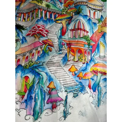 Рубашка Casablanca Greece Goddess Vases "Blue" фото № 6