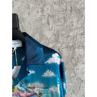 Рубашка Casablanca Greece Goddess Vases "Blue" фото № 4