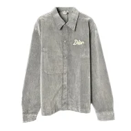 Джинсовая Рубашка Dior With A Pocket "Gray"