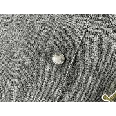 Джинсовая Рубашка Dior With A Pocket "Gray" фото № 6
