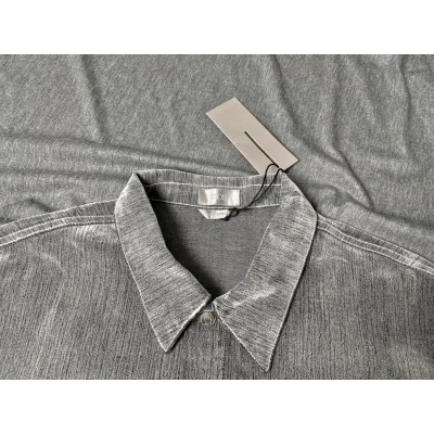 Джинсовая Рубашка Dior With A Pocket "Gray" фото № 3