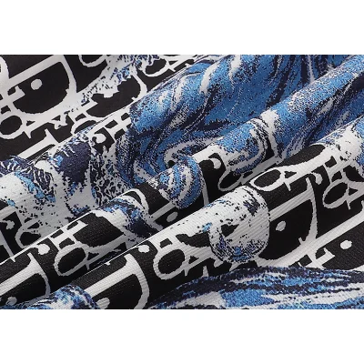 Рубашка Dior Long Sleeve With Logo "Blue/Black" фото № 5