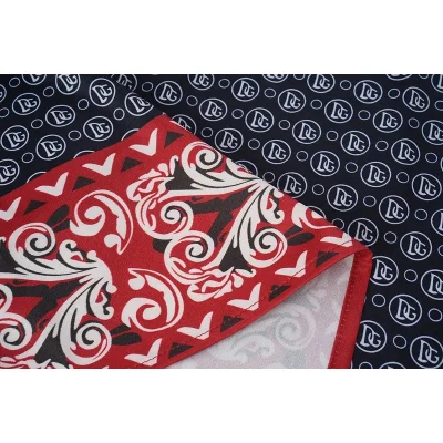 Рубашка Dolce Gabbana Decorated Front Pocket And Colorful Side Ornament "Black" фото № 8