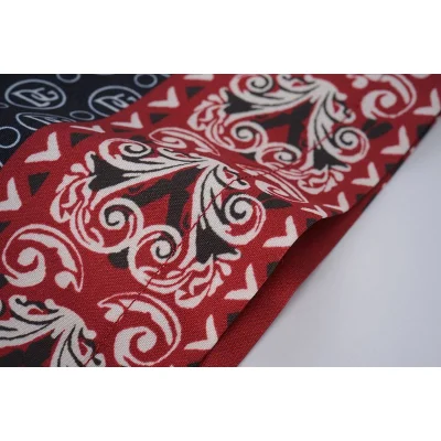 Рубашка Dolce Gabbana Decorated Front Pocket And Colorful Side Ornament "Black" фото № 6