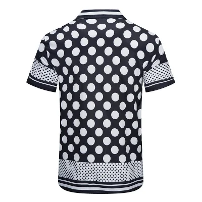 Рубашка Dolce Gabbana Small and Big Dots Along "Black" фото № 2