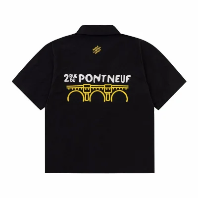 Рубашка Louis Vuitton With The Yellow Eiffel Tower "Black" фото № 5