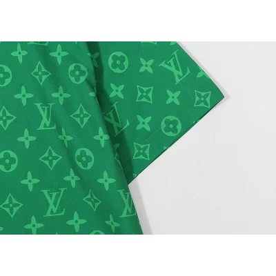 Рубашка Louis Vuitton Monogram "Green" фото № 9