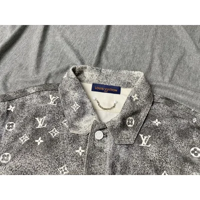 Рубашка Louis Vuitton "Gray, White" фото № 7
