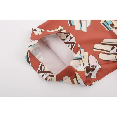 Рубашка Palm Angels Monogram Print "Peach" фото № 2