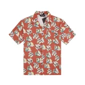 Рубашка Palm Angels Monogram Print "Peach"