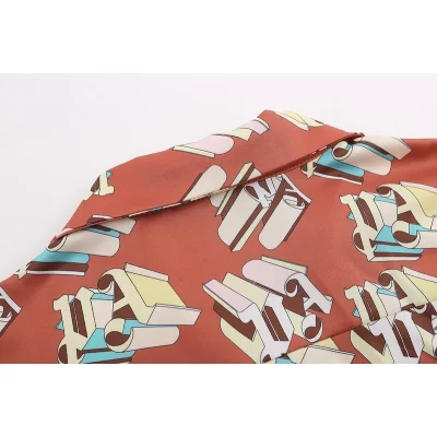 Рубашка Palm Angels Monogram Print "Peach" фото № 6