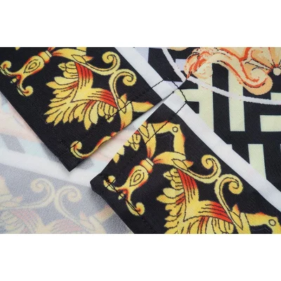 Рубашка Versace Ornament And Logo "Beige" фото № 3