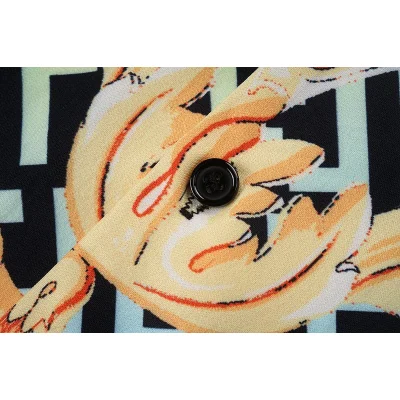 Рубашка Versace Ornament And Logo "Beige" фото № 5