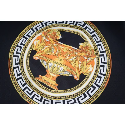 Рубашка Versace Gorgons Golden Jug "Black/White" фото № 2