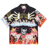 Рубашка Wacko Maria Hell And Heaven "Black"