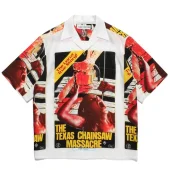 Рубашка Wacko Maria Blood Print "White/Red"