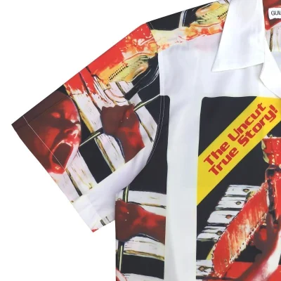 Рубашка Wacko Maria Blood Print "White/Red" фото № 6 Рубашка Wacko Maria Blood Print "White/Red" фото № 6