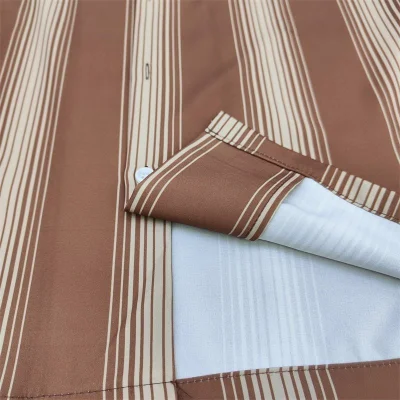 Рубашка Wacko Maria Striped "Brown" фото № 4