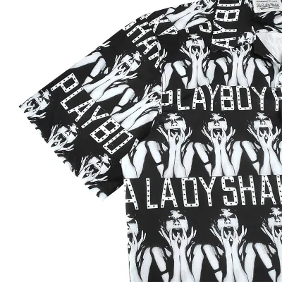 Рубашка Wacko Maria Playboy "Black" фото № 6