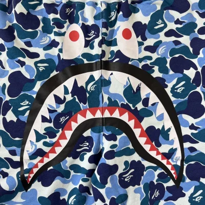 Шорты A Bathing Ape Toothy "Blue" фото № 4 Шорты A Bathing Ape Toothy "Blue" фото № 4