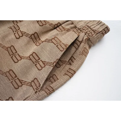 Шорты Balenciaga BB Print "Brown" фото № 6 Шорты Balenciaga BB Print "Brown" фото № 6