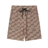 Шорты Balenciaga BB Print "Brown"