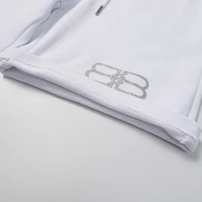 Шорты Balenciaga With Shiny Logo "White" фото № 5 Шорты Balenciaga With Shiny Logo "White" фото № 5