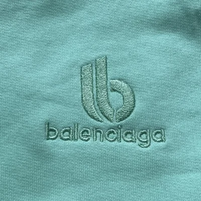 Шорты Balenciaga Torn Seam "Turquoise" фото № 8