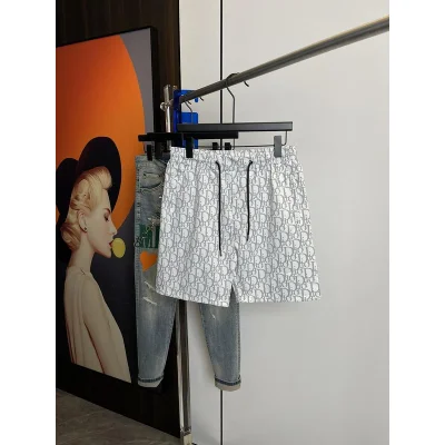 Шорты Christian Dior Black Lots Of Logos "Blue" фото № 2