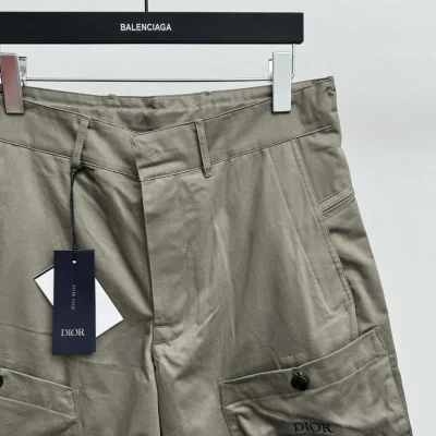 Шорты Stone Island x Christian Dior Black Embroired Frontside Print Compass "Gray" фото № 2