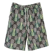 Шорты GUCCI Fruit Print "Grey, Green"