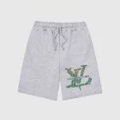 Шорты Louis Vuitton Big Green Logo "Gray"