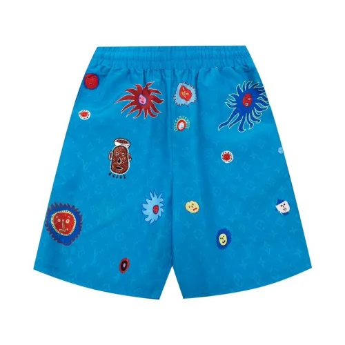 Шорты Louis Vuitton With The Image Of The Sun "Blue"