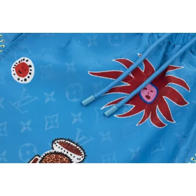 Шорты Louis Vuitton With The Image Of The Sun "Blue" фото № 7