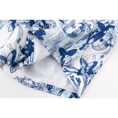 Шорты Louis Vuitton Frosty Freshness "White/Blue" фото № 2 Шорты Louis Vuitton Frosty Freshness "White/Blue" фото № 2