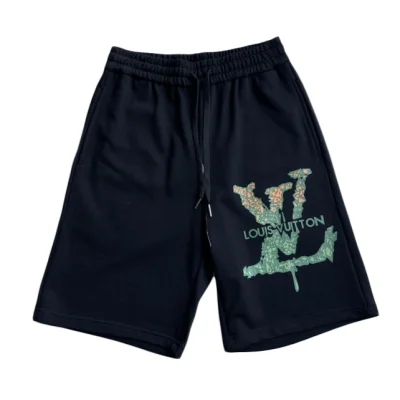 Шорты Louis Vuitton Large Letters of the Logo "Black" фото № 5