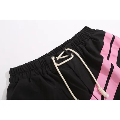 Шорты Palm Angels With Stripes And Spiral Logo "Black/Pink" фото № 5