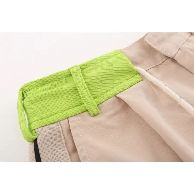 Шорты Palm Angels With A Belt Attachment "Cream/Pink" фото № 5