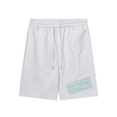 Шорты Prada With Blue Plaque "White"