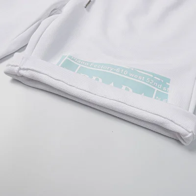 Шорты Prada With Blue Plaque "White" фото № 5