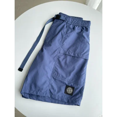 Шорты Stone Island With A Cloth Strap "Blue" фото № 2