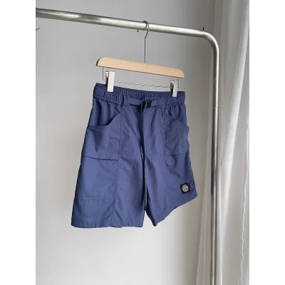 Шорты Stone Island With A Cloth Strap "Blue" фото № 8