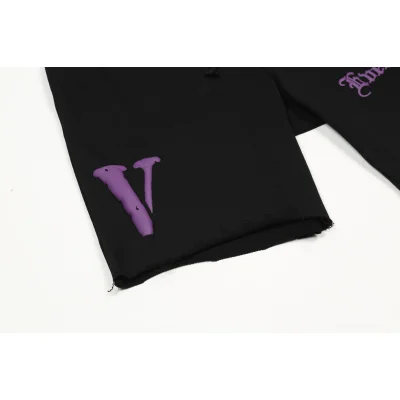 Шорты Vlone Every Living Creature Dies Alone "Violet" фото № 4