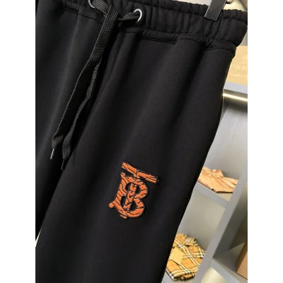 Штаны Burberry Frontside Orange Logo BT Black Interior Lines "Black" фото № 4