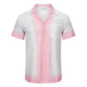 Рубашка Casablanca Gradient By Edges And Front Pocket "White"