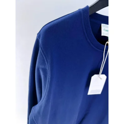 Свитшот Casablanca Frontside Logo In Red Romb "Blue" фото № 2