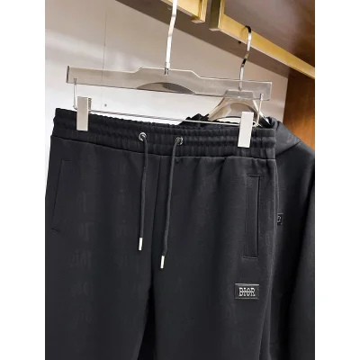 Спортивный костюм Christian Dior Black Stripe Silver Logo "Black" фото № 6