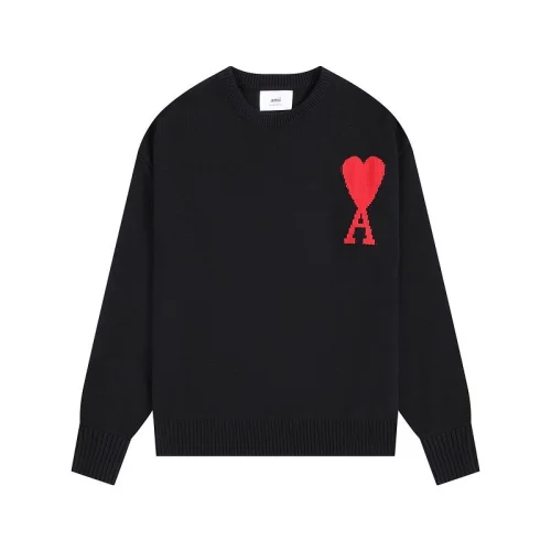 Свитер Amiri Large Logo - Heart And Letter "Black"