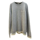 Свитшот Christian Dior Frontside Small White Logo "Gray"