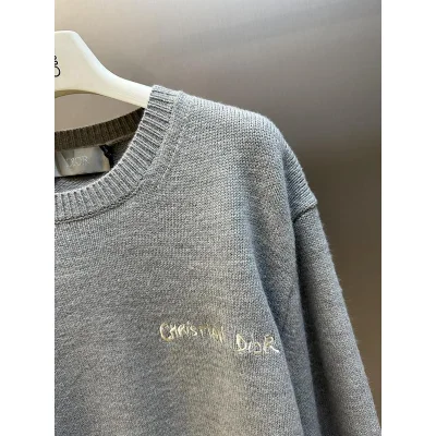 Свитшот Christian Dior Frontside Small White Logo "Gray" фото № 5